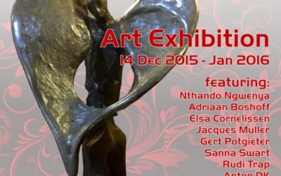 You are invited: “It’s not our Art, but our Heart” Art Exhibition at MORCEAU DE MANTEL 14 Dec 2015 – 2016 Fourways, JHB.